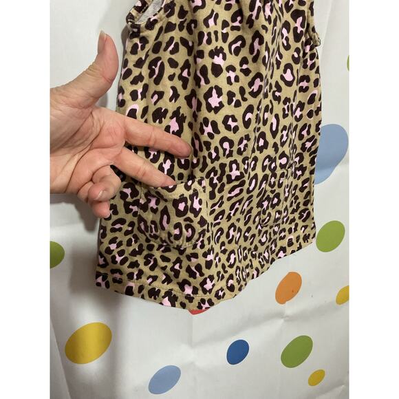 Carter’s Baby Girl Leopard Jumper Dress 9 Months - Picture 3 of 12